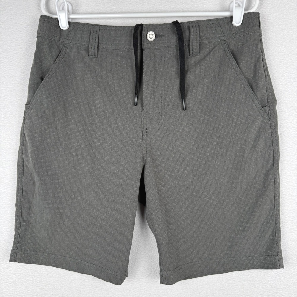 Prana Hybridizer Hybrid Shorts Mens 33 Gray Ripstop Gorpcore HIking 1965291